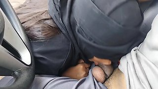 Stopped the car to fuck a girl in hijab