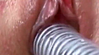 Redhead gets massive dildo in her ass by her friend