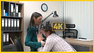 LOAN4K. Agent Marica Chanelle is on an anal mission