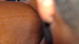 Big Booty Black Woman Sucks Her Massage Therapist's BBC