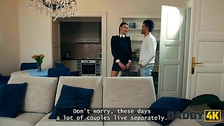 Daddy4k. wednesday couldn't treat herself from cheating on her boyfriend and sucking Big Black Cock