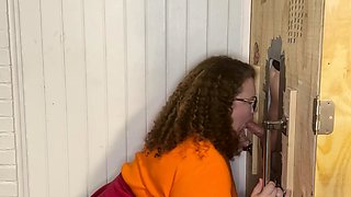Glory Hole Blowjobs and Brunettes