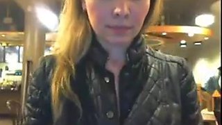 Flashing cafe: Big Tits, Amateur  Public Nudity Porn