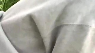 Fucking Hard My Best Friend's Hot Girlfriend in Forest While He Setting up a Tent and Building a Bonfire