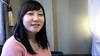 Cute Japanese Housewife Gets Pussy Used For Creampie