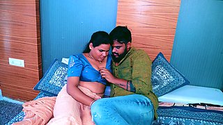 Hot Desi Couple Excited for the Early Morning Romance