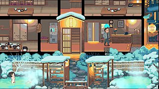 Yukiya Hot Spring the Waters of Fertility Hentai Game Ep.3 Onsen Cuckold Orgy!