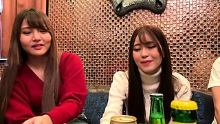 Lovely Asian doll enjoy smutty group sex