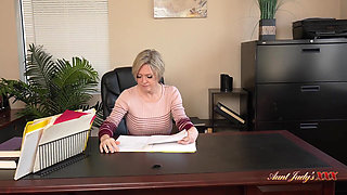 AuntJudysXXX - Busty Boss Lady Dee Williams Fucks Her Lazy Intern