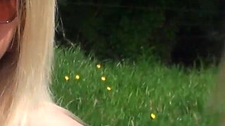 Outdoor Lesbian Playtime