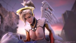 3D animated stepmom with a big ass gets filled with cum in a wild anal scene