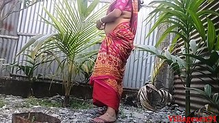 Bengali Desi Bhabhi Outdoor Chudai Devar Ke Saath Red Saree Main (official Video by Villagesex91 )