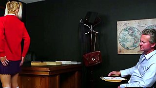 Upskirt student voyeur teasing teacher