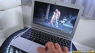 Abella Danger's Wild Indoor Affair with Blonde Passion