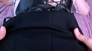 Art Homemade Tape with Whimsical Gothic Doll Cum in Pussy