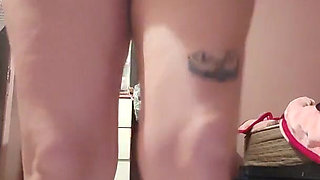 The Blonde Masturbates Very Well