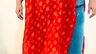 Indian Desi Girl Training in Front of Step Brother