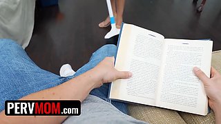 Pervmom - cock hungry wifey spends quality time with her son-in-law by riding his cock