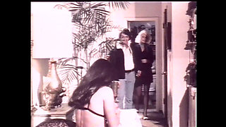 Two Hot Vintage MILFs with Hairy Pussy Ass Fucked and Cummed in Mouth by Huge Cock