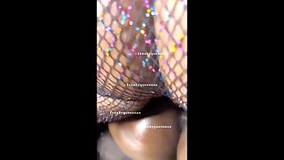 Freakyqueennxx & Sweetqueen Strap-On Lesbian Action Outside - Amateur BBW MILFs