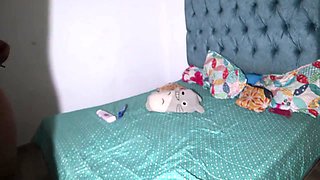 Big Pussy - Mi Madrastra Me Seduce En Su Cuarto Para Que Yo Folle Muy Fuerte Y Logro Sacarme La Leche 12 Min