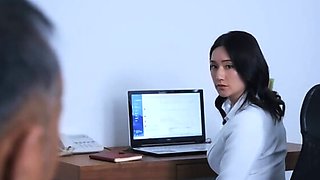 Married Secretary, Sweat And Kissing Filled With Creampie Sex In The President's Office - Rei Kimura