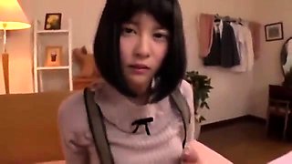 Asian teen pov blowjob