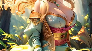 Fantasy fairy girls big boobs nude (Ai models)