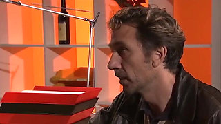 Perfect Strict Office MILF in Stocking and Suspenders