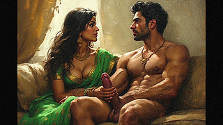 Indian bangalore aunty enjoying her pussy been licked till orgasm by her husband