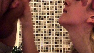 Cute brunette young hookup amateur teen blowjob