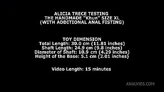 Alicia Trece Testing The Handmade "Khun" Size XL (With Additional