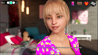 Teen Nathalie Gets Attracts Towards Mascular Guy Asura