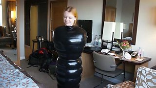 Latex inflatable sack estim