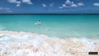 Risky Fuck on the Beach!