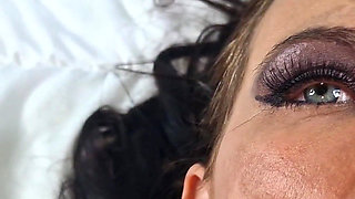 POV Katy Kat Brown Nylon and Tan Encasement Face