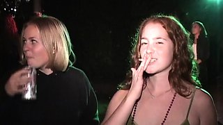Partying college teen sluts