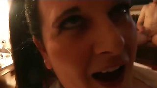 Oriental Suzy Gangbang Tower Brigde: Blowjob, Asian  Interracial Porn