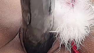 Santa Claus with Fire in Her Pussy