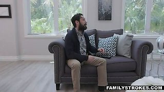 My step-father slammed my Wet Pussy - Audrey Hempburne