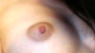 Amateur Pretty Babe Strips and Plays on Webcam