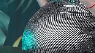 Pregnant in the Tight Night Dress for Club! Nudity