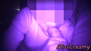 Sharing my slut wife with a stranger in car in front of voyeurs in a public parking lot - #2 - MissCreamy