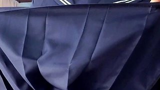Japanese Teen In Uniform Banged Sideways