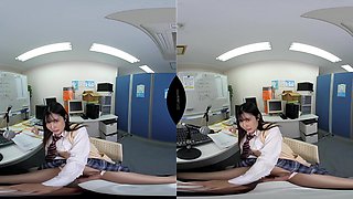 Sakura-san in the Broadcasting Department: Secretly Naughty with her On Air - SodCreate