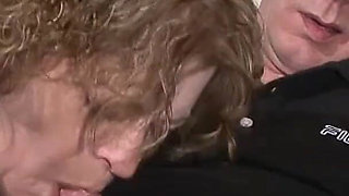 Chubby amateur gilf gets fucked and jizzed in mouth