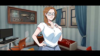 Evening switch sides cowgirl action with MissKitty2K in a playful animated adventure