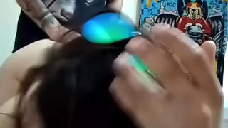 I get home from school and my mom&#039;s husband was waiting for me to give me hard sex