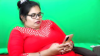 MUMBAI NAUGHTY GIRL FINGERING IN RED DRESS AND GLASSES CLEAR HINDI AUDIO