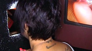 Glory Hole Blowjobs and Brunettes